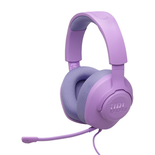 JBL Quantum 100M2 - Purple - Wired over-ear gaming headset with detachable mic and mute option - Detailshot 3 image number null
